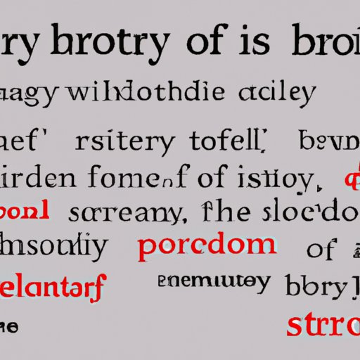 Exploring the Use of Verbal Irony in Literature