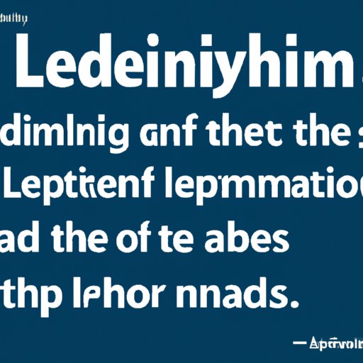 What Leadership Means to Me: A Look at Its Meaning and Significance