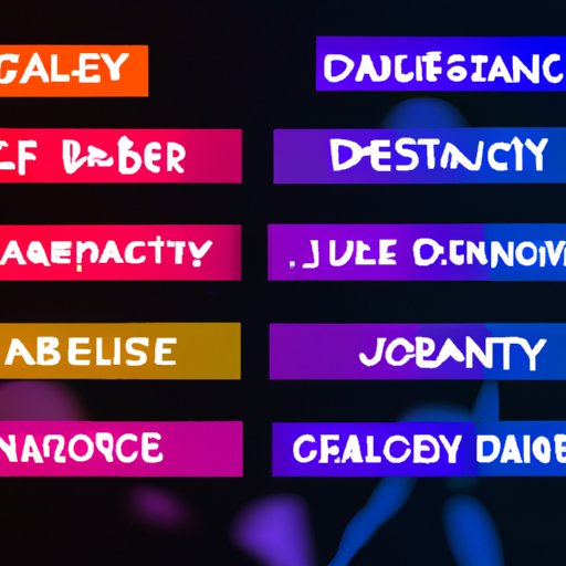A Breakdown of Genres Represented in Just Dance