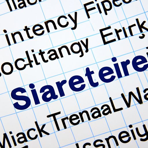 Analyzing the Market: Researching Different Sectors and Companies