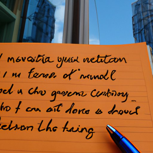 Write a Series of Personal Reflections on What the Constitution Means to You in Tour Cities