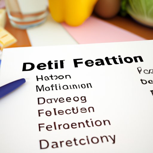 Evaluating Diet and Lifestyle Factors