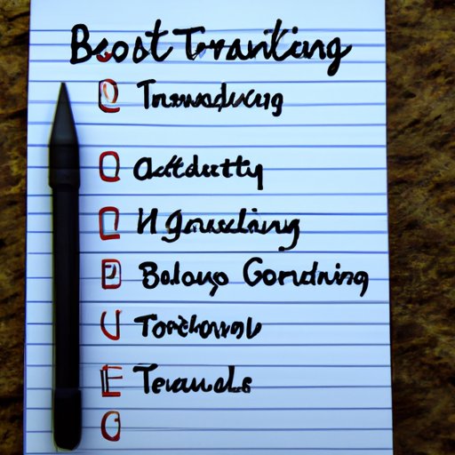 Create a List of Essential Vacation Items