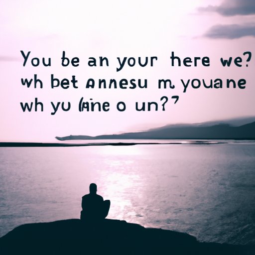 Exploring the Meaning of Being