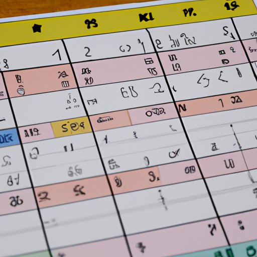 Analyzing the Vacation Schedules of Various Schools