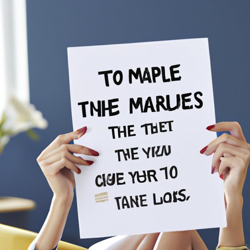 Tips for Making the Most of It