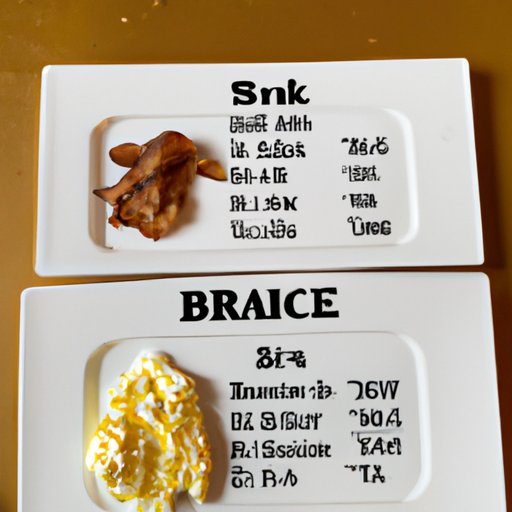 Comparison of Breakfast Dishes and Prices