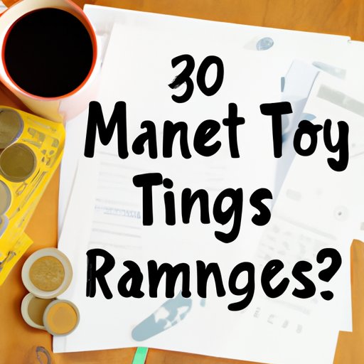 Money Management Tips for Your 30s