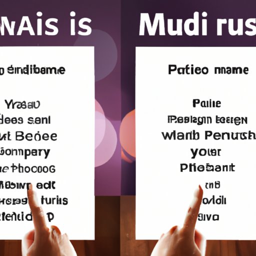 Compare the Different Music Streaming Services