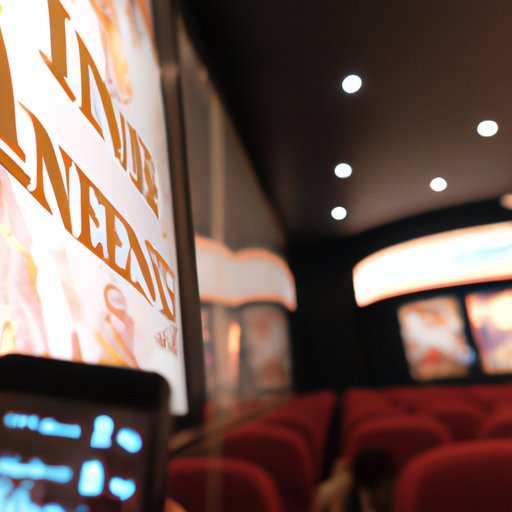 Go to a local theater that is showing the movie