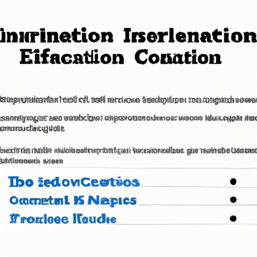 Conclusion: Summary of the Options Available and Recommendations