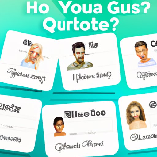 How to Take a Celebrity Quiz and Find Out Which Famous Person You Are