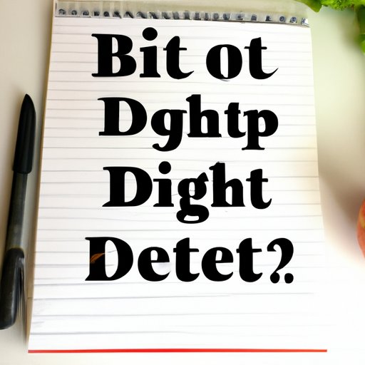 Tips for Finding the Right Diet