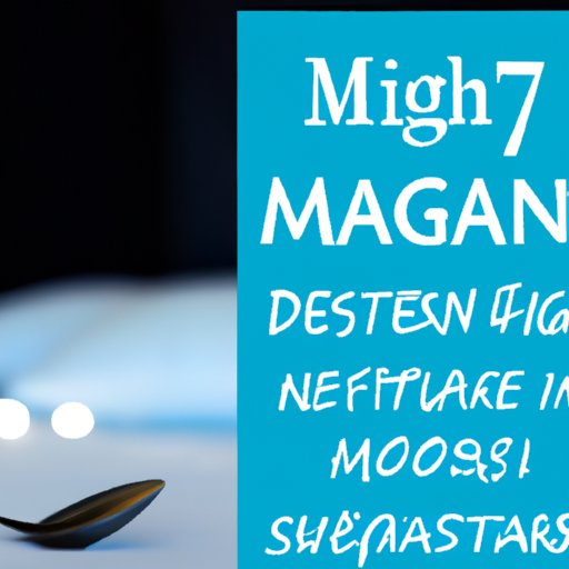 Benefits of Magnesium for Sleep