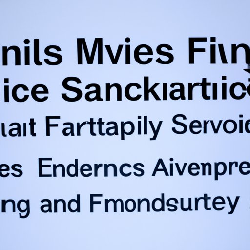 Overview of Financial Advice Services