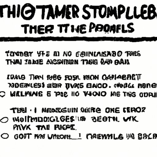 The Story Behind How the Tour Openers Were Chosen