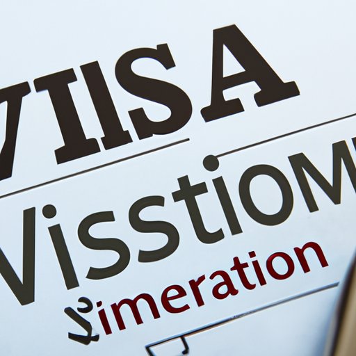 Steps to Obtaining a Visa