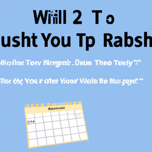 How to Prepare for a Will Rush Tour