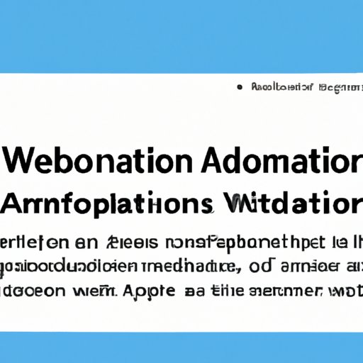 Exploring the Impact of Automation on Web Development