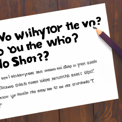 Writing a Story with