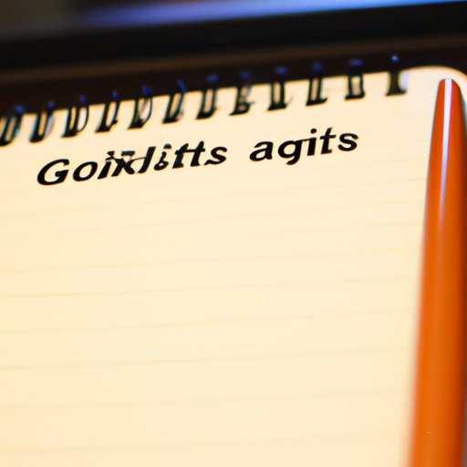 The Importance of Writing Down Your Goals