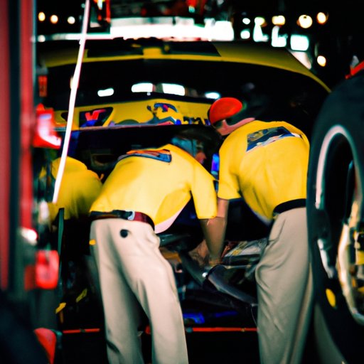An Inside Look at Pit Crews: How Mechanics Prepare a Race Car for a Start from Rest and Travel East