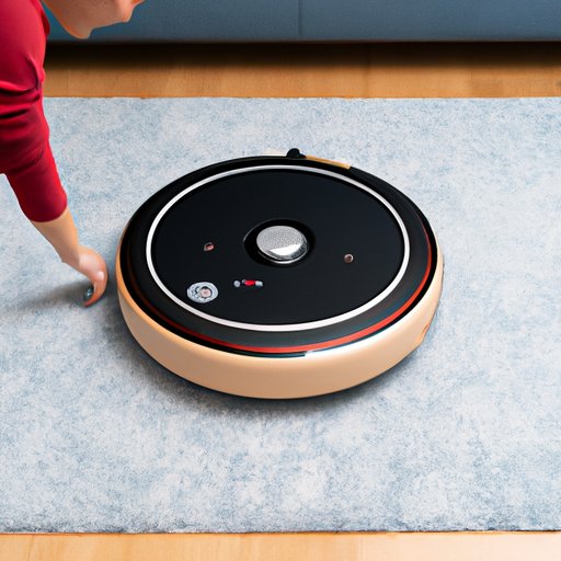 Demonstration of How to Use a Robot Vacuum Cleaner