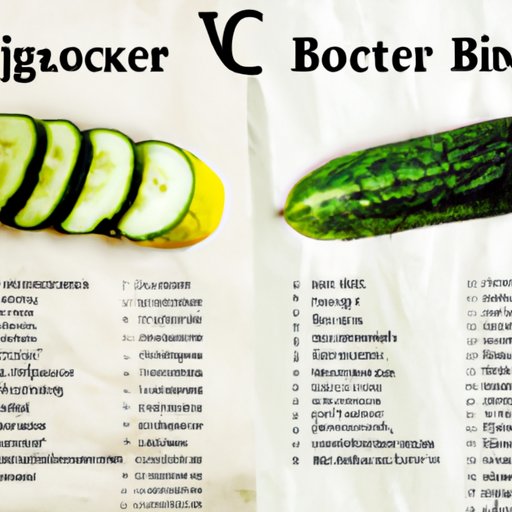 A Comparison of the Nutritional Benefits of Cucumbers vs. Other Fruits and Vegetables