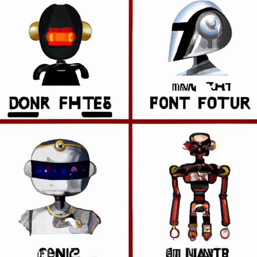 Comparing Different Types of Daft Punk Robots