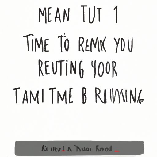 How to Reclaim Your Time: Tips for Overcoming Busyness