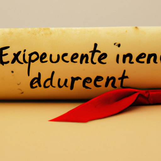 The Importance of Experience and Knowledge over Education