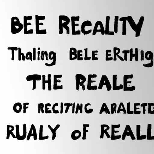 Understanding the Benefits of Being Real with Yourself and Others