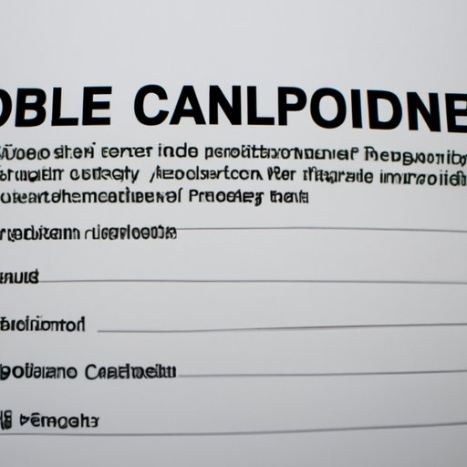 Overview of the Cancellation Policy