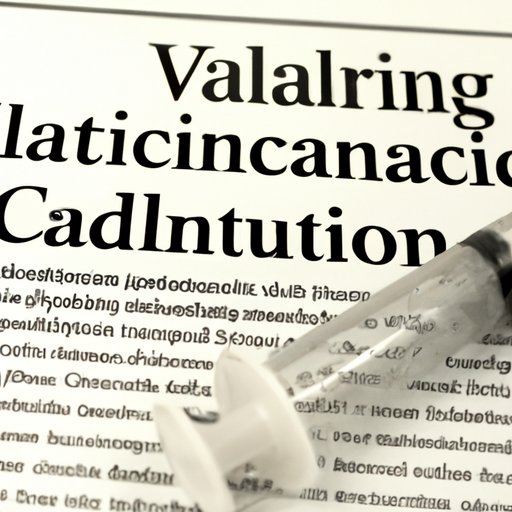 Analyzing Federal Regulations Regarding Vaccines