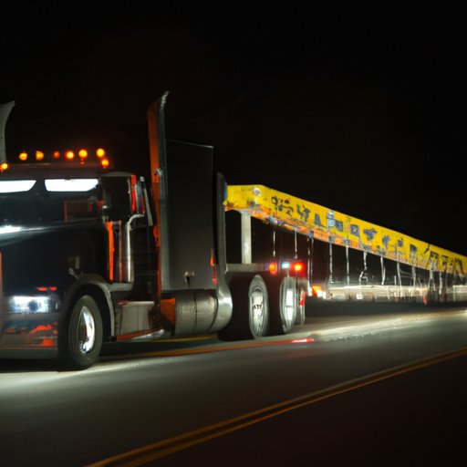Travelling with Oversize Loads at Night Exploring Legalities, Safety