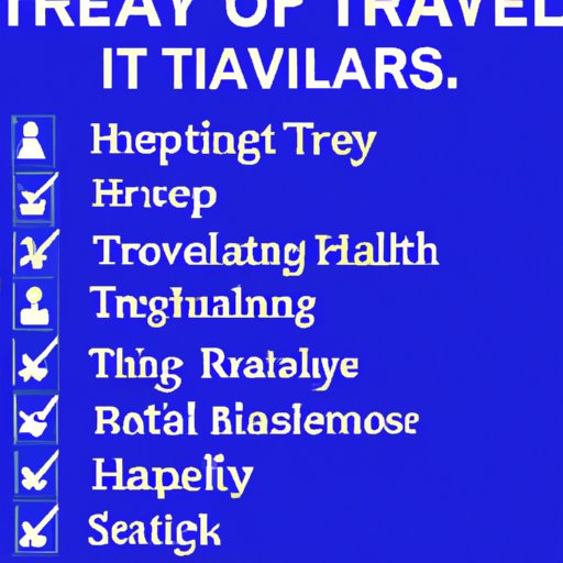 What You Need to Know About Travel Health and Safety