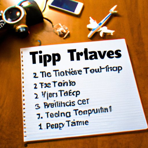 Tips for Planning a Successful Trip