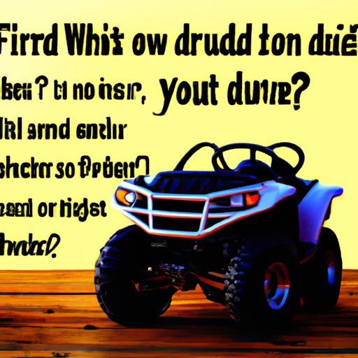 What You Need to Know Before Financing a Four Wheeler