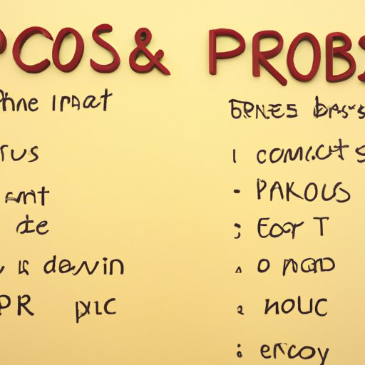 Overview of Pros and Cons