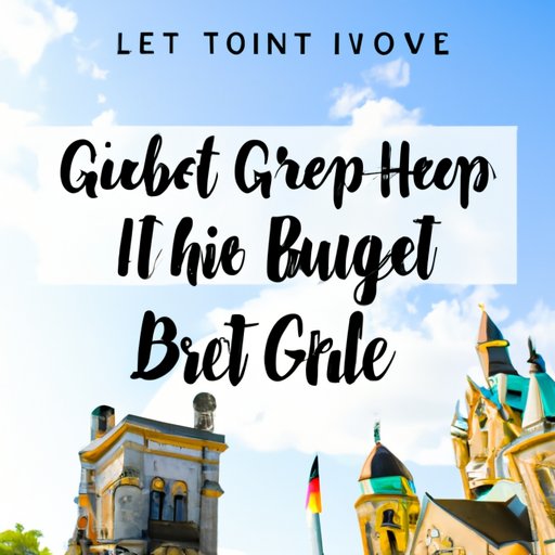 How to Enjoy Germany on a Budget: Tips and Tricks