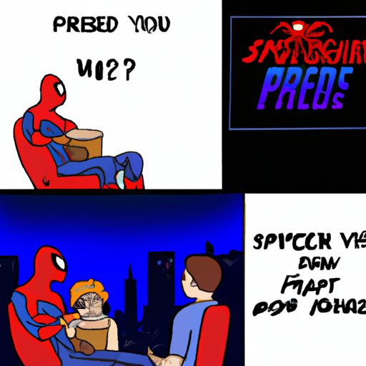 A Comparison of Watching the New Spiderman Movie at Home vs in a Theater