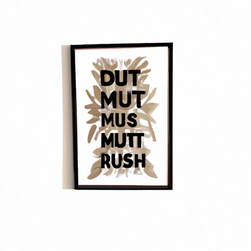 Benefits of Adding a Do Not Rush Me Art Print to Your Space