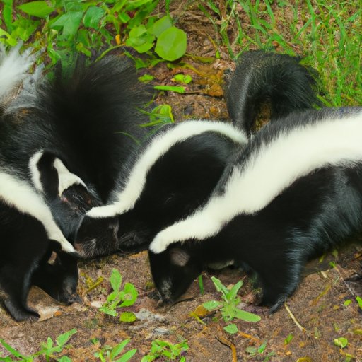 Examining the Habits of Skunks and How They Form Groups