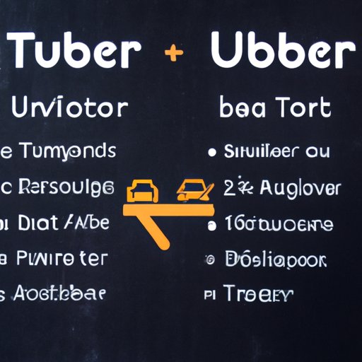 Comparing the Costs of an Uber Round Trip vs. Other Transportation Options