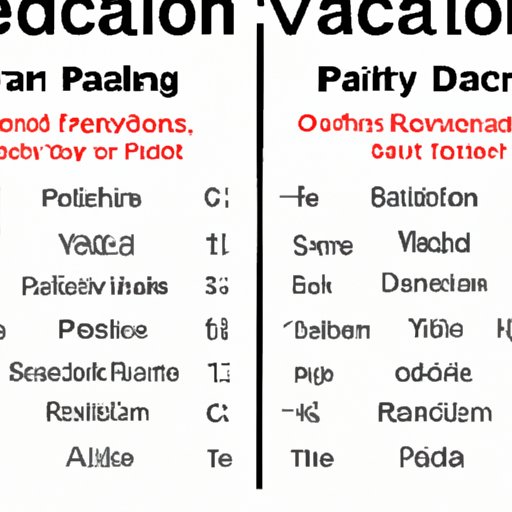 Comparing Paid Vacation Days to Unpaid Time Off