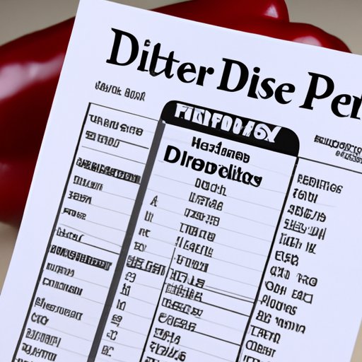 Exploring the Nutrition Facts of Diet Dr Pepper