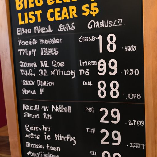 Analyze How Menu Prices Have Changed Over Time