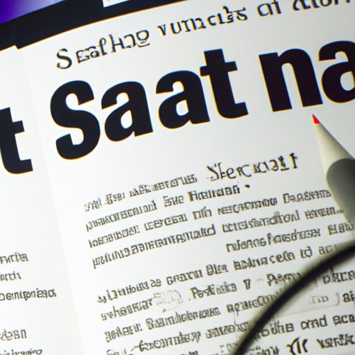 Exploring the SAT: Examining the Science Section