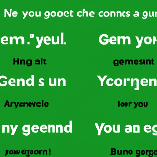 Common Phrases in Grench to Help You Converse with Confidence