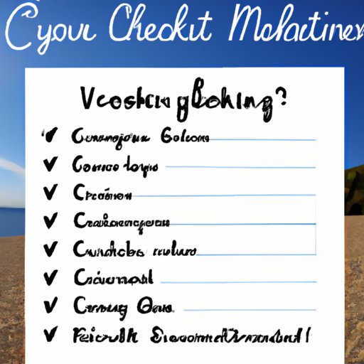 Create a Mindful Vacation Checklist